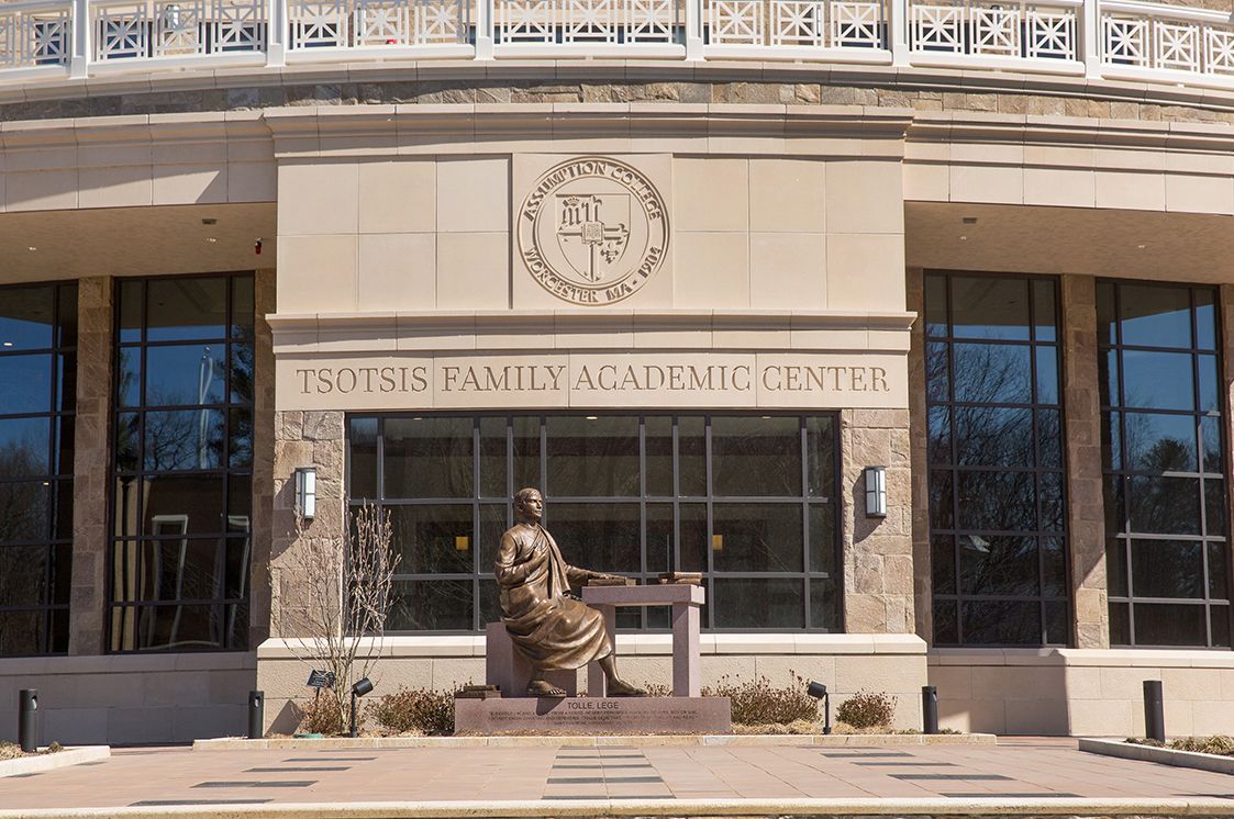 The Tsotsis Family Academic Center at Assumption University in Worcerster, Massachusetts